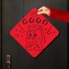 Traditional 2026 Horse Year Door Sticker Felt Fortune Character  Door Decoration