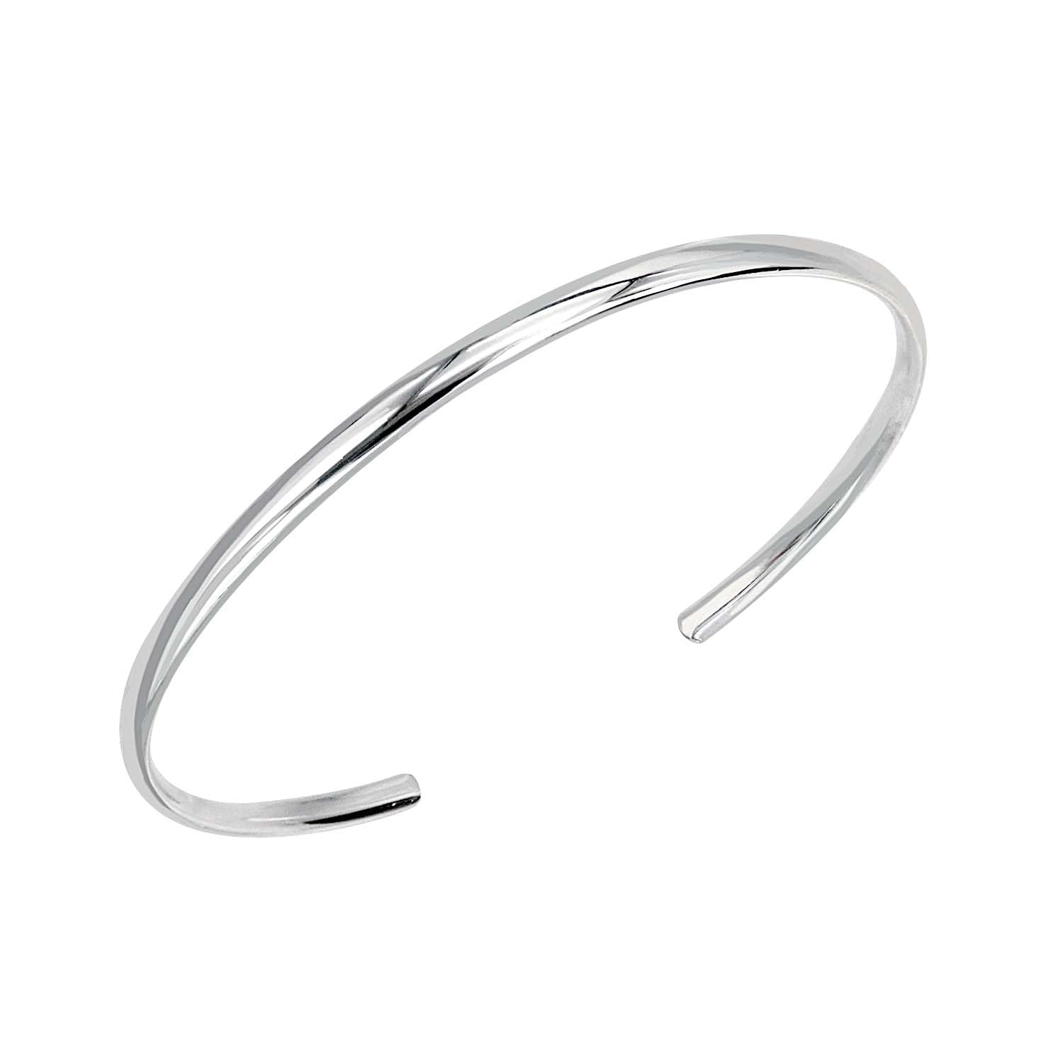 

Bangle Bracelet for Men and 925 [Sears] Women, Silver, sb01-0001