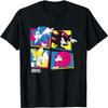 Camiseta Sonic The Hedgehog Sonic Shadow Tails Knuckles Painéis Retrô