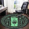 Legend of Zelda Office Round Area Rug, Indoor Mat Suitable For Office,Bedroom Living Room Home Decor, Room Deco a0908135