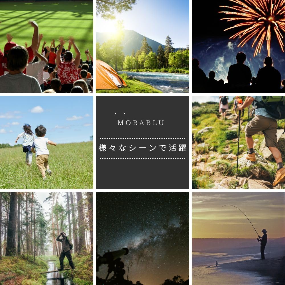 MORABLU Monocular, High Magnification, 10-300x40 Lens, Zoom Type, Smartphone Compatible, Waterproof, Lightweight, Tripod Included, Compact Telescope,