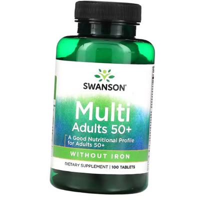 Vitamins and Minerals for Adults 50+, Multi Adults 50+, 100 Tabs (36280197)