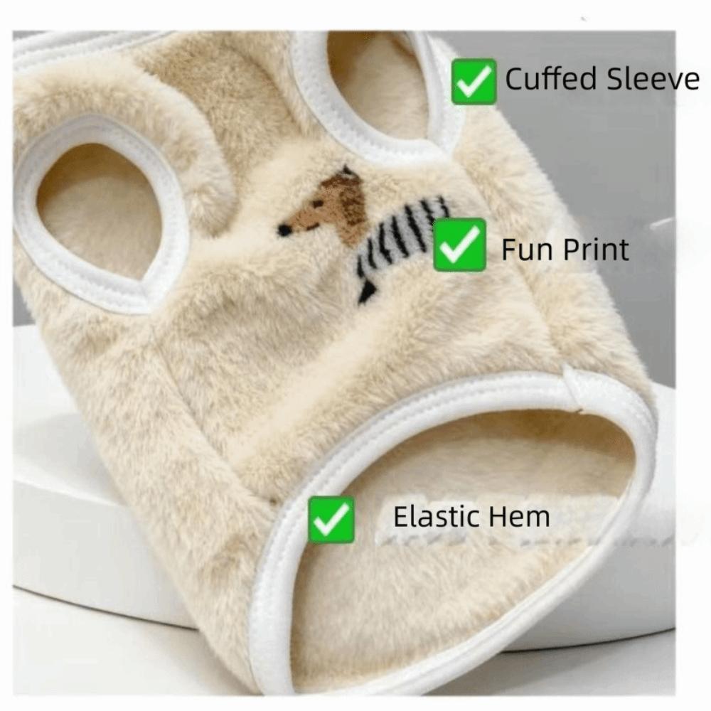 Verdickende Winterwelpenkleidung Fleece Warme Hundeweste Neues Hunde-Sweatshirt Nacktkatze