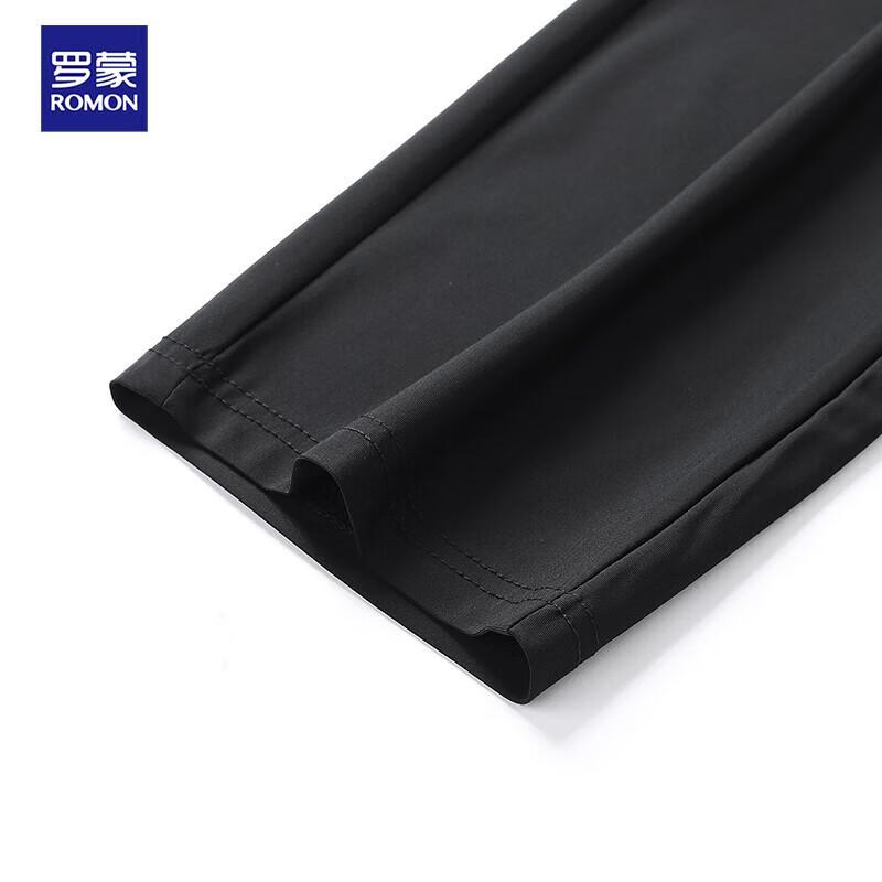 Luomeng Men's Ice Silk High-Stretch Summer Casual Pants