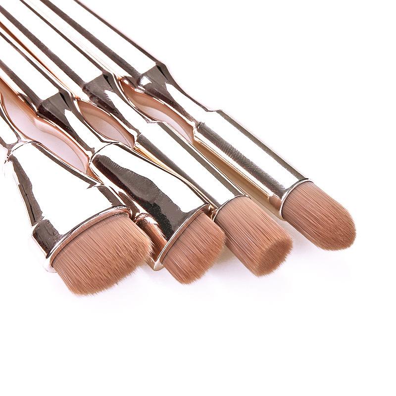 New 9 Small Waist Makeup Brush Set, Foundation Concealer Brush, Loose Powder Brush, Eye Shadow Brush, Makeup Tools