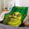 Shrek Theme Printed Blanket - Perfect for Couch, Bed, Travel & Outdoor Use | Machine Washable, Cozy & Durable.