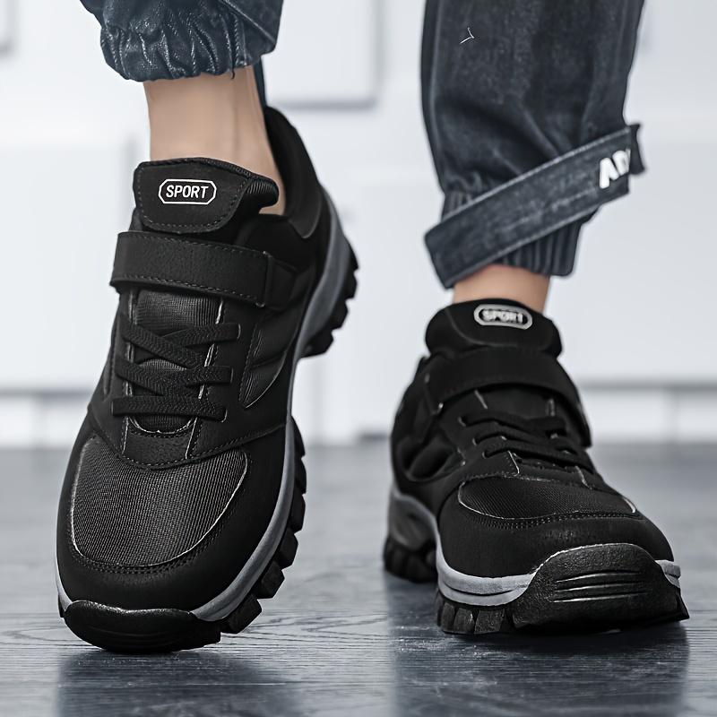 Men's Breathable Casual Shoes, With Velcro, Comfortable And Soft Sports Shoes, Suitable For Outdoor Jogging