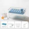 Press Type Ice Cube Maker With Storage Box Ice Bucket Food Grade Summer Ice Cube Tray  Kitchen