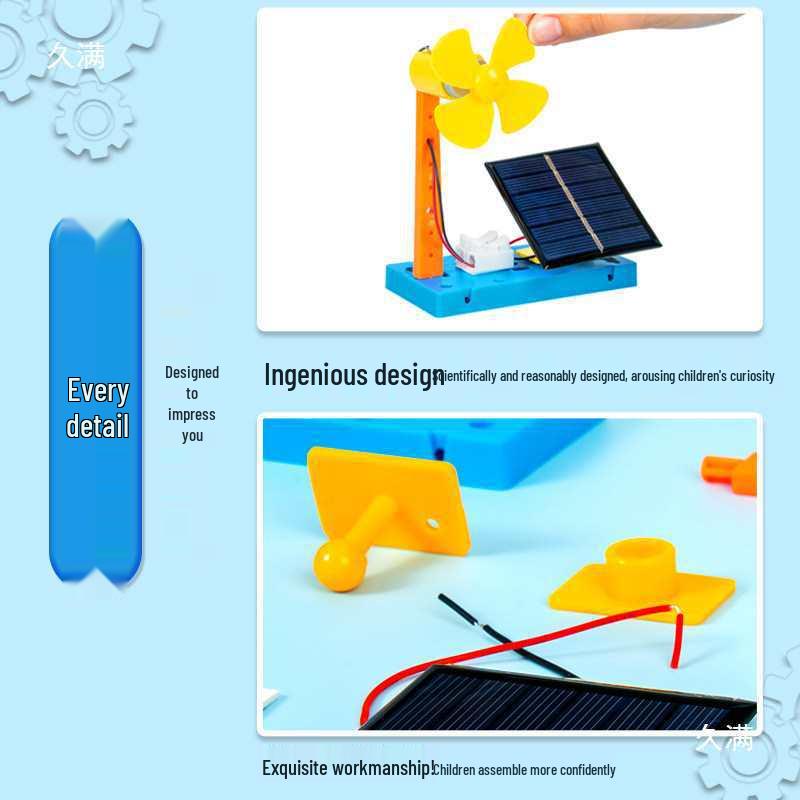 DIY Solar Fan Science Kit for Primary Students: Educational Physics Project