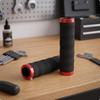 Foam Handlebar Grips with Lock Rings Ergonomic for Road Cycling, Cyclists