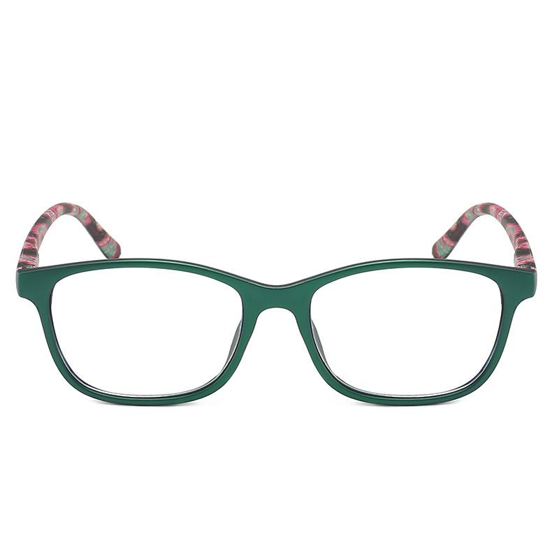 Versatile Trend Fashion Reading Glasses High Definition Reading Bag Flower Old Man Mirror Spring Foot Reading Mirror