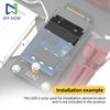 M.2 NVME M-Key B+M 2230 to 2242 Expansion Adapter Card for ThinkPad X270 X280 T470 T480 L480 T580 2230 to 2242 Adapter Board