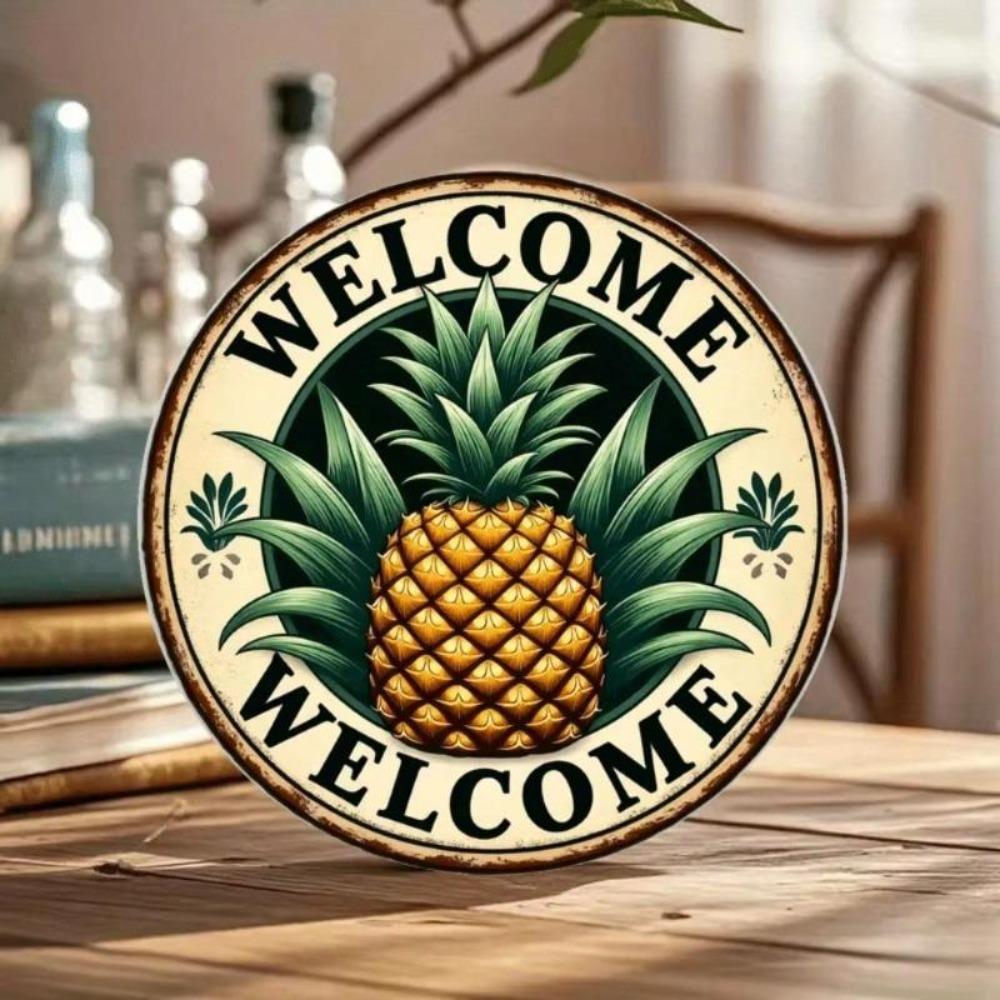 Vintage Tropical Metal Wall Art Home Decor Gift