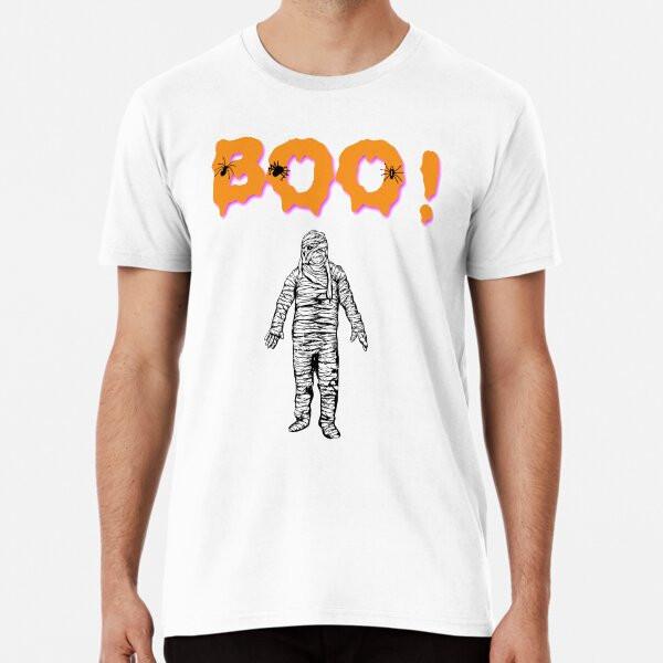 Boo! Mummy Halloween Holiday T shirt T-Shirt S-5XL Best T-Shirt