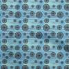oneOone Cotton Flex Dusty Blue Fabric Abstracts Dress Material Fabric Print Fabric By The Yard 40 Inch