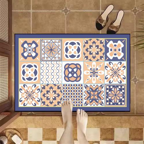 Diatom Mud Floor Mat Dirt-Resistant Non-Slip Foot Pad Quick-Drying Bathroom Door Toilet Door Mat Carpet Pad Water Absorption Quick-Drying