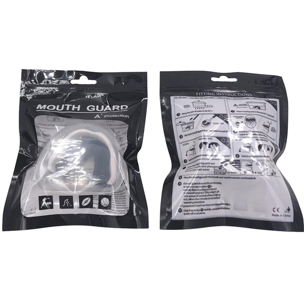 Mouth Guard Teeth Protector with Storage Box MMA Martial Arts Mouth Guard Combat Sports Mouth Guard for Contact Combat Sport