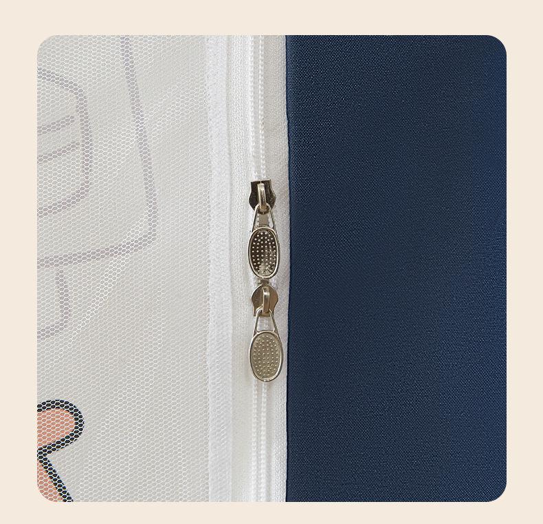 2026 Summer Dustproof Blackout Bed Curtain & Mosquito Net for Dorm Bunks