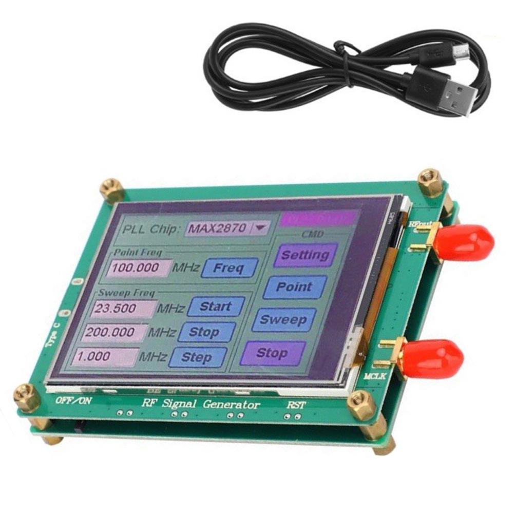 1pc 23.5-6000MHz Signal Generator 0.5PPM Low-noise Signal Source Touch Screen Instruments Parts Accessories