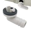 Air Conditioner Drain Connector AC Drain Hose Plastic Elbow Rubber Ring Kit for 3/5 Inch Diameter Connector