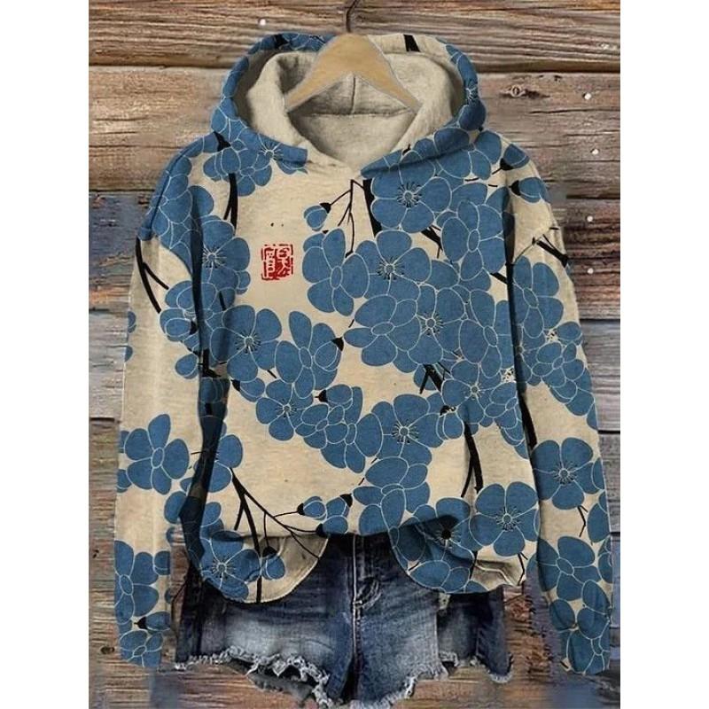 Womens Oversized Crewneck Sweatshirt With 3D Dog Print Christmas Collection