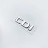 Buchstaben-Emblem für Mercedes Benz CDI CGI TDI 4Matic, Auto-Styling, Kofferraum-Typenschild, Logo-Aufkleber, flache Schriftarten, silberfarben, glänzend, Schwarz