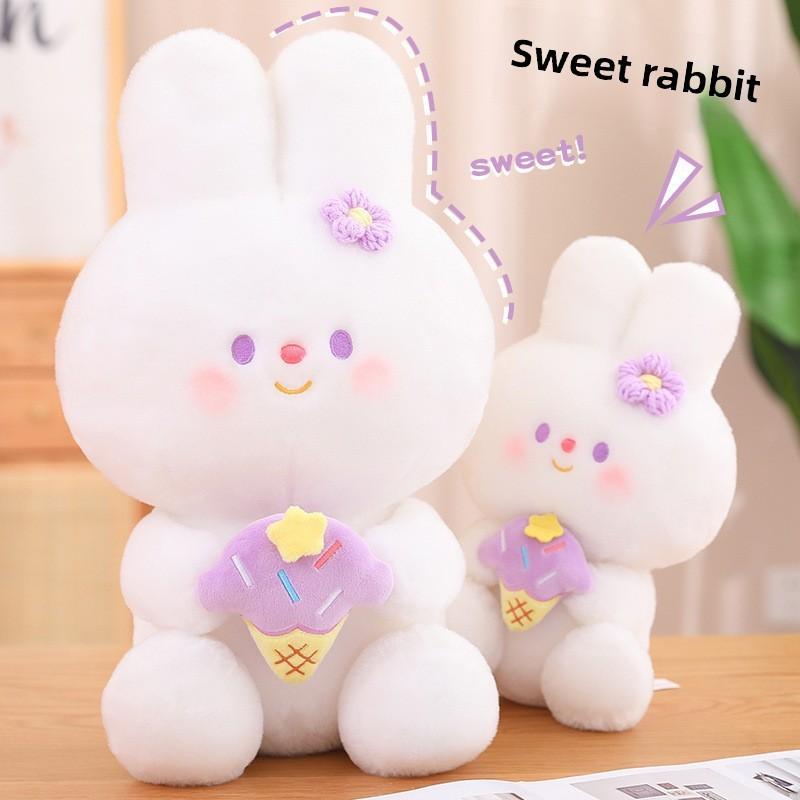 Sweet Cute Bunny Plush Toy Cushion For Girls Stuffed Doll Pillow Dolls Gift