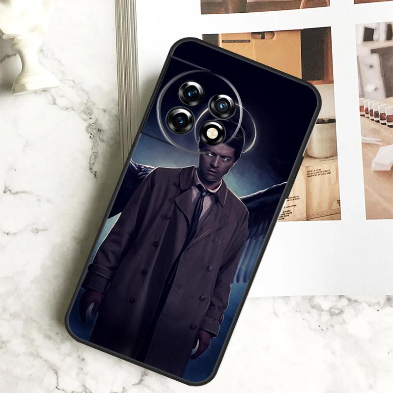 Angel Castiel Supernatural Case For OnePlus 12R 12 11 9 10 Pro 10R 9R 8T 10T Nord CE 2 3 Lite 2T N10 N20 N30 CE4 Cover