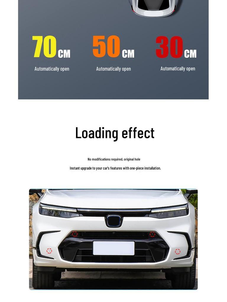 Front and Rear Parking Sensors for Honda CR-V and Hyundai Breeze