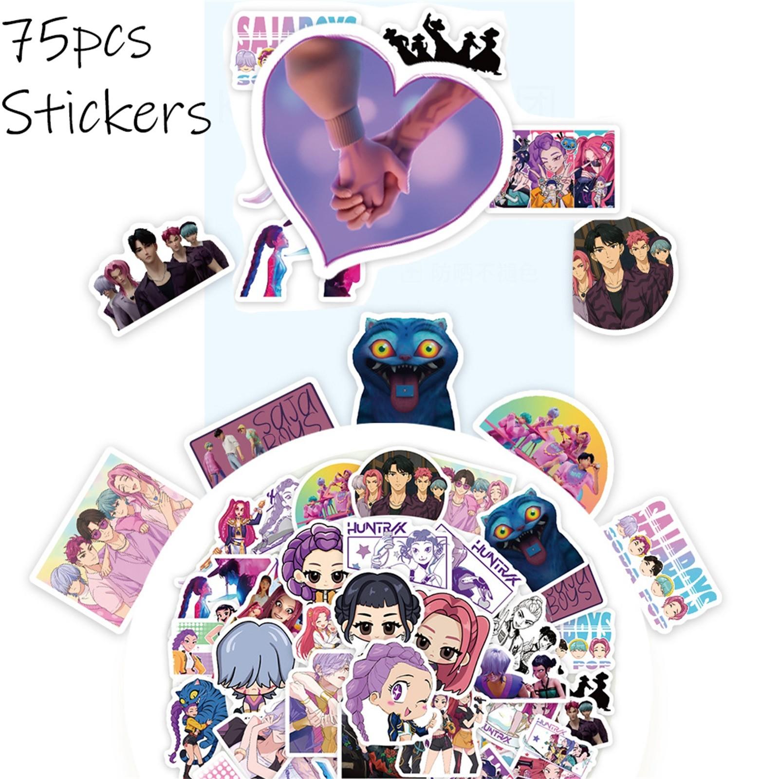 

Наклейки 74 шт., Наклейка на ноутбук, Водонепроницаемые виниловые наклейки, Наклейка на автомобиль, Мотоцикл, Багаж, Декаль, Нашивки, Наклейка на скейтборд, Наклейки для DIY One Size