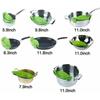1Pc Silicone Clip on Strainer for Pasta Meat Vegetables Fruit, - Fit All Pots and Bowls