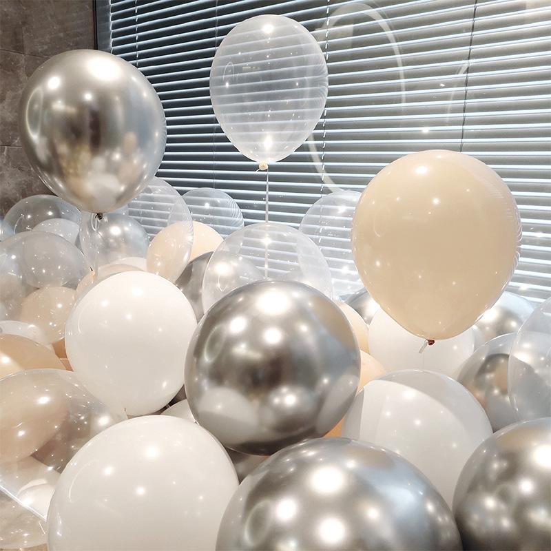 Thickened Explosion-Proof Metal Sequin Balloons for Celebrations