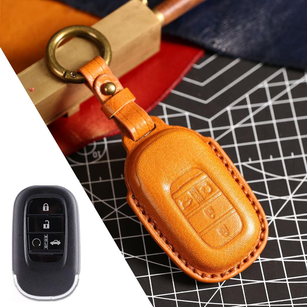 Applicable to Honda Civic key cover 11th generation 2022 new Honda Civic four-button men's leather key case buckle