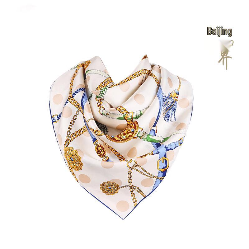 Jing Sijie 100% Mulberry Silk Scarf