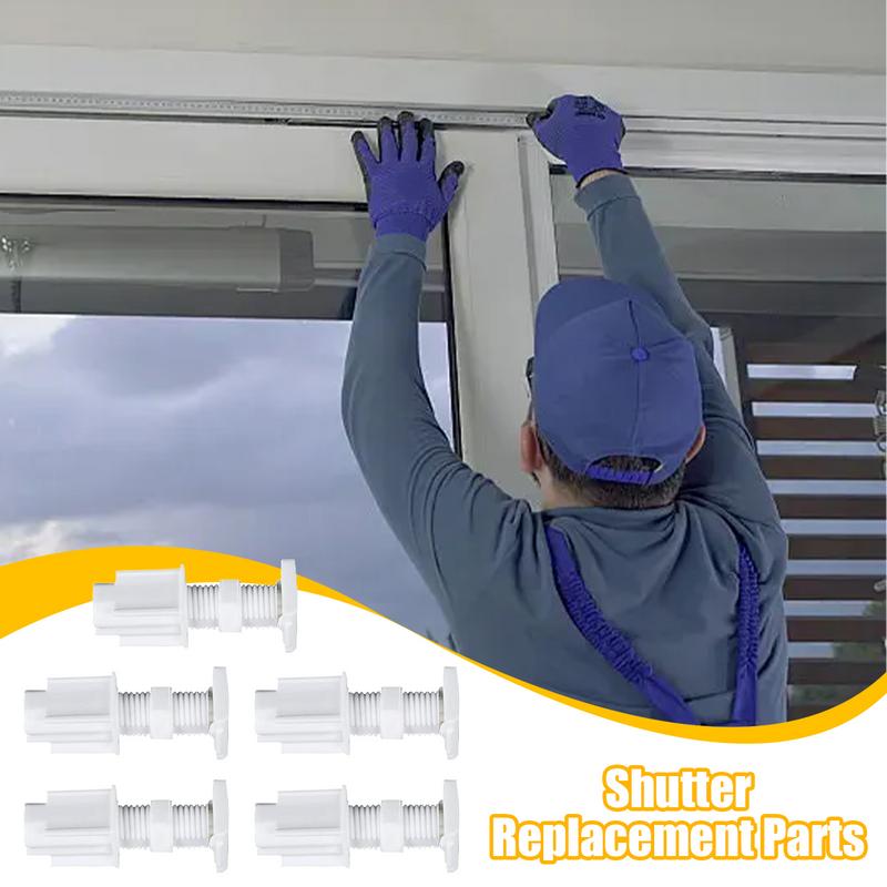 Blind Installation Code Shutter Roller 5X Window Blind Brackets Louver Replacement Rack Set For Workplace Living Room Bedroom