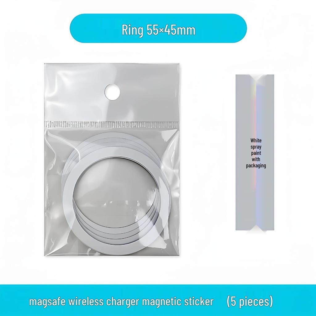 Οδηγός Μαγνητικής Φόρτισης MagSafe: Φύλλο Σιδήρου Θήκη Τηλεφώνου Αυτοκινήτου Βάση Ασύρματης Φόρτισης & Δαχτυλίδι Θήκης.