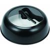 Pearl Metal Handy Silicone-Coated Stand Plate Cover with Window, Round, 22cm, HB-5414