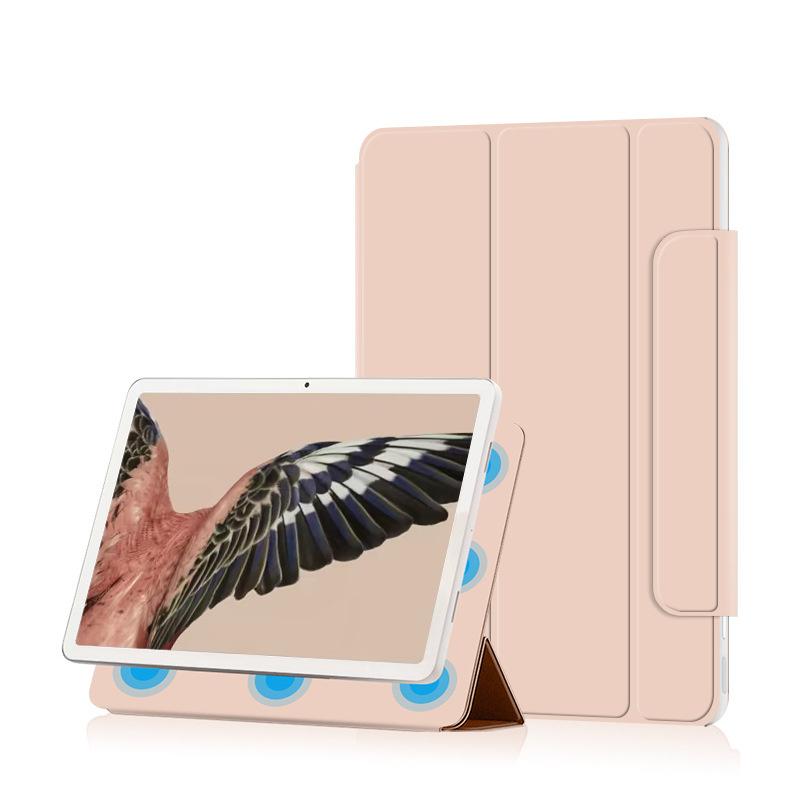 

Магнитный кожаный чехол для планшета Google Pixel Tablet 11, кобура из искусственной кожи, откидная подставка, чехол для планшета GOOGLE Pixel Tablet Fundas, магнитная подставка для книги For Google Pixel Tablet розовый