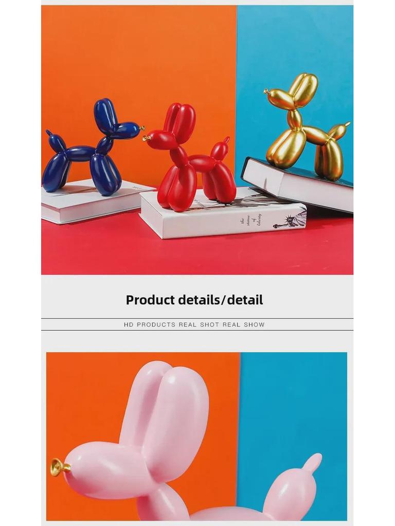 Kreative Harz-Ballonhund-Ornamente: Einzigartige Wohnaccessoires