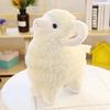35CM Cartoon Kid Plush Toy Big Kawaii White Sleeping Pillow To Soothe Small Curly Doll To Give Children Birthday Christmas Gift