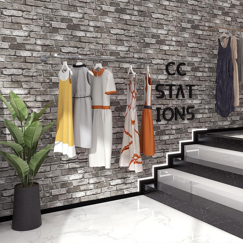 Imitation Brick Grain Wallpaper Non Woven Wallpaper Living Room Bedroom TV Background Clothes Shop Retro Brick Stone Wallpaper