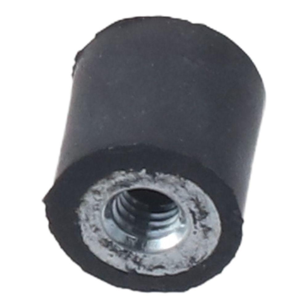 4Pcs Round Rubber Mounts Black Shock Absorber Female Vibration Isolator  Air Compressor