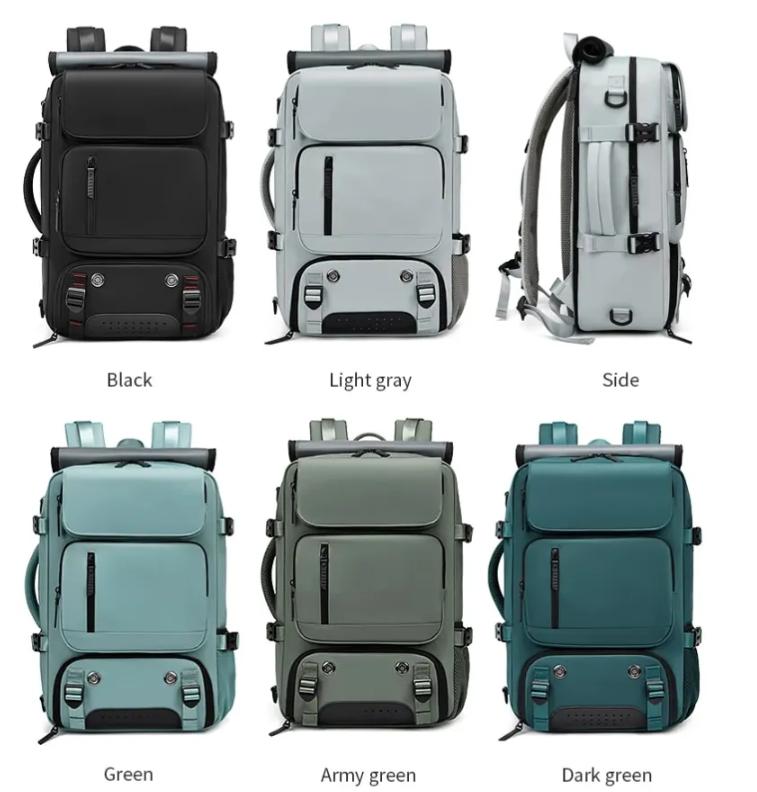 Outwalk New 3 In 1 Unisex Fashion Backpack Large Capacity Outdoor Travel Backpack 15.6.16 Inch Multifunction Laptop Backpack
