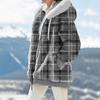 Frauen Winter Mantel Einfarbig Lange Ärmel Zipper Strickjacke Lose Warme Pelzigen Plüsch Plus Größe Dame Mantel Winter Kleidung