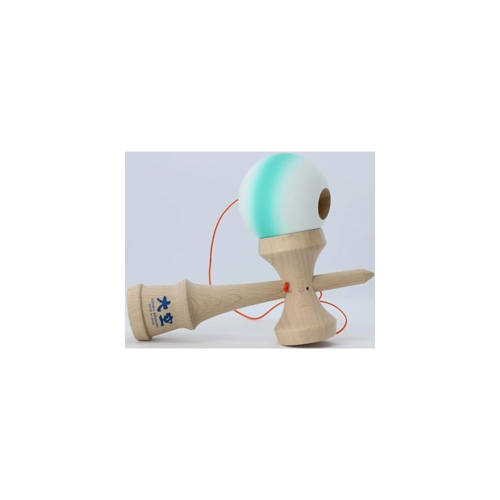 Rangs Japan Yamagata Koubou Competition Kendama Oozora Matte Line Turquoise Certified by Japan Kendama Association