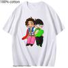 Kaarija Bojan Bromance Graphic Shirts for Women Fashion Tshirts Short Sleeve 100% Cotton T-shirts Men Clothing