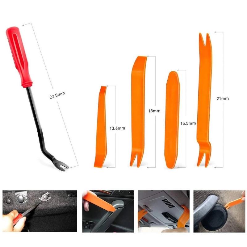 100Pcs Car Bumper Retainer Clips Automotive Body Trim Fixed Clip Auto Door Panel Push Pin Universal Vehicle Plastic Rivets Kit