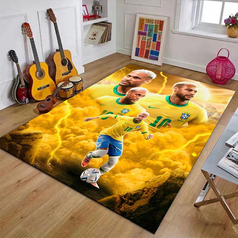 1pc Neymar17 Design Printed Area Rug Carpet for Bedroom Living Room Home Decor Rugs Mat Non Slip Mat Rug for Bedside