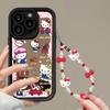 Mirror Makeup Hello Kitty Bracelet Phone Case For Xiaomi MI 15T POCO X8 Pro Max Ultra F7 M7 X7 X5 F5 X6 PRO M6 C40 5G Cute Cover