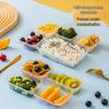 Ronghe Disposable Partitioned Meal Prep Containers with Lids